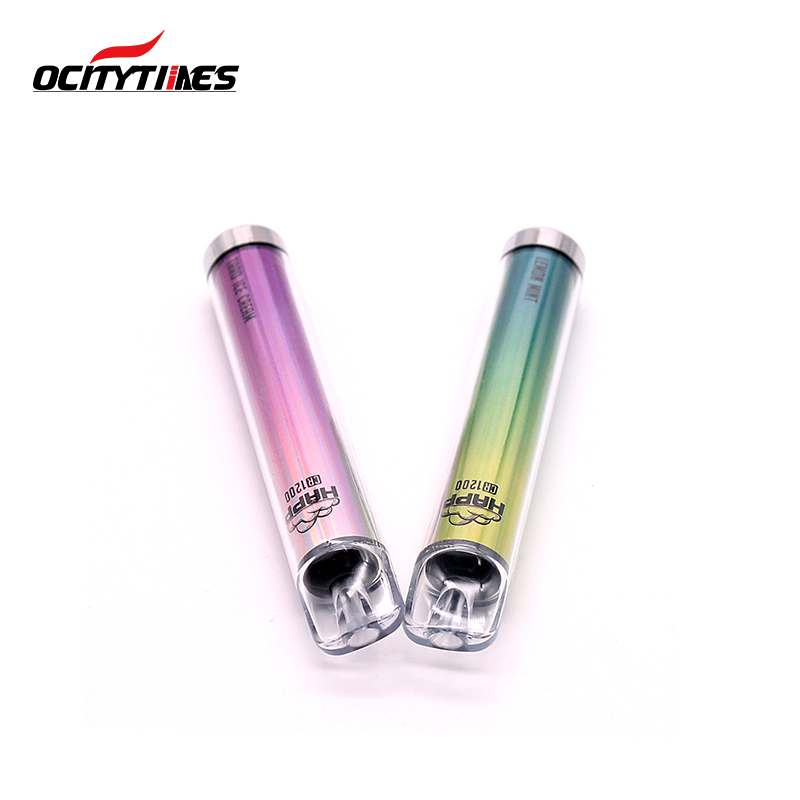 2023 Happ CR1200 Puffs 電子タバコ 電子ペン ニコチン 使い捨て Vape by Ocitytimes
