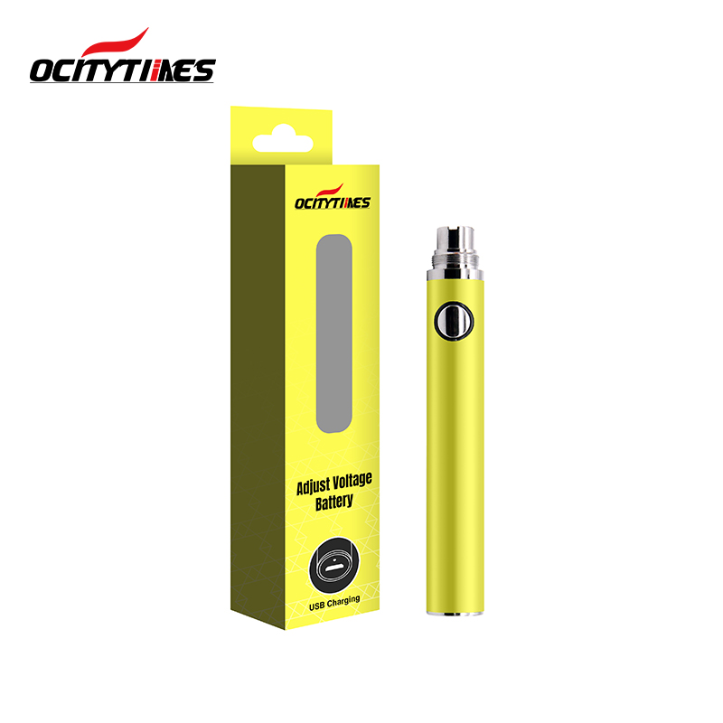 Ocitytimes新しい充電式650mahVapeバッテリー（ボタン付き）